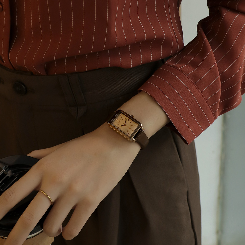 手表女ins风小众设计女款学生轻奢 歌迪诗楷国产腕表