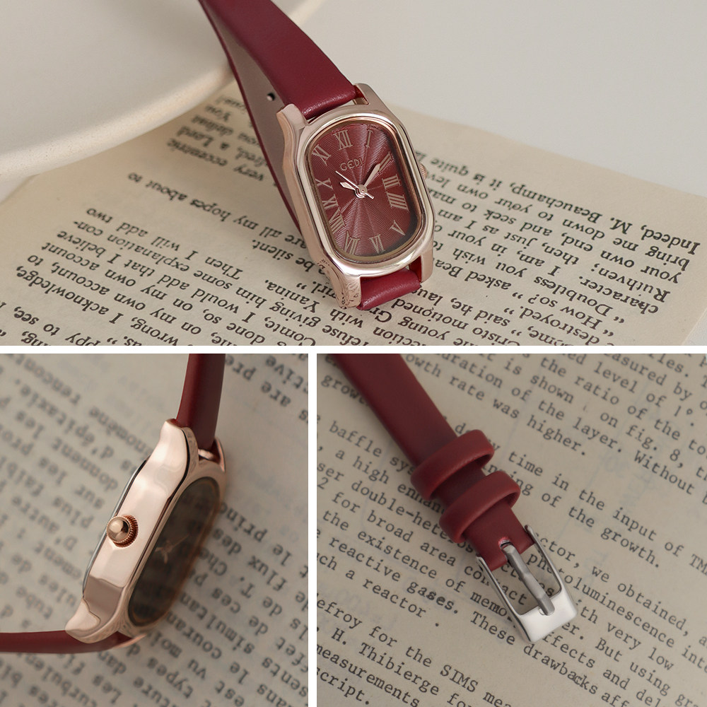 女ins小众设计女款简约气质感手表 歌迪诗楷国产腕表