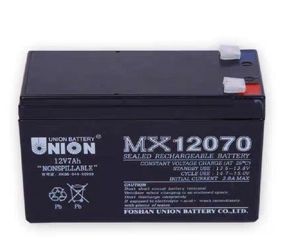 UNION友联蓄电池UPS消防MX12240VT12V17AH40AH12AH24A100AH直流屏 - 图0