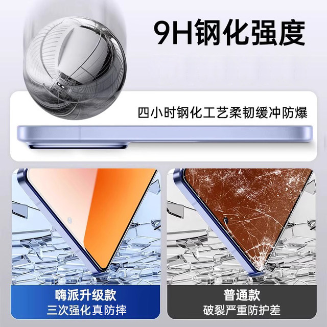 Ultrasonic fingerprint unlocks in seconds, suitable for Xiaomi 15 tempered film, Xiaomi 15 mobile phone film, xiaomi 14 anti-peep 13 full screen, no holes, no black edges, new 15 glass electroplating anti-fingerprint film
