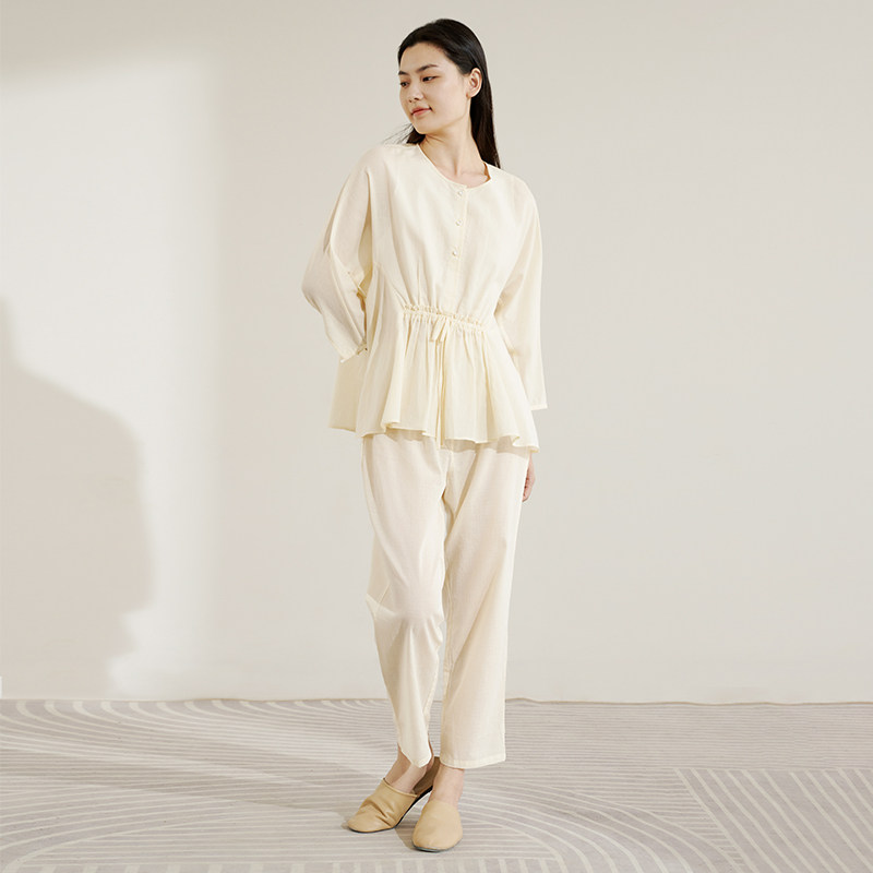 宽画家居服套装2021年新款纯棉睡衣 宽画睡衣/家居服套装