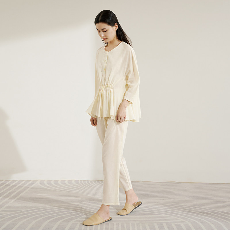 宽画家居服套装2021年新款纯棉睡衣 宽画睡衣/家居服套装