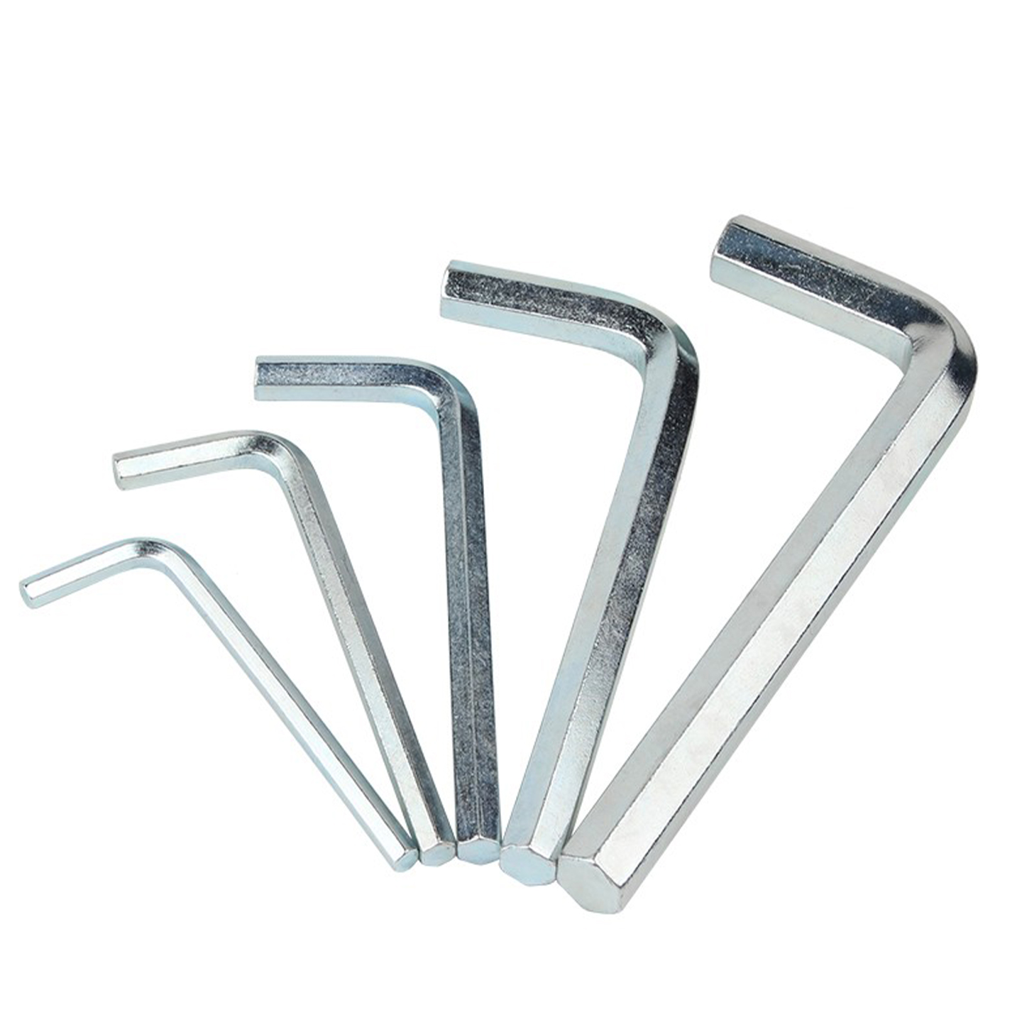 镀锌L型内六角扳手内六方形匙内六角螺丝刀2/2.5-3-4-5-6-8-10mm - 图3