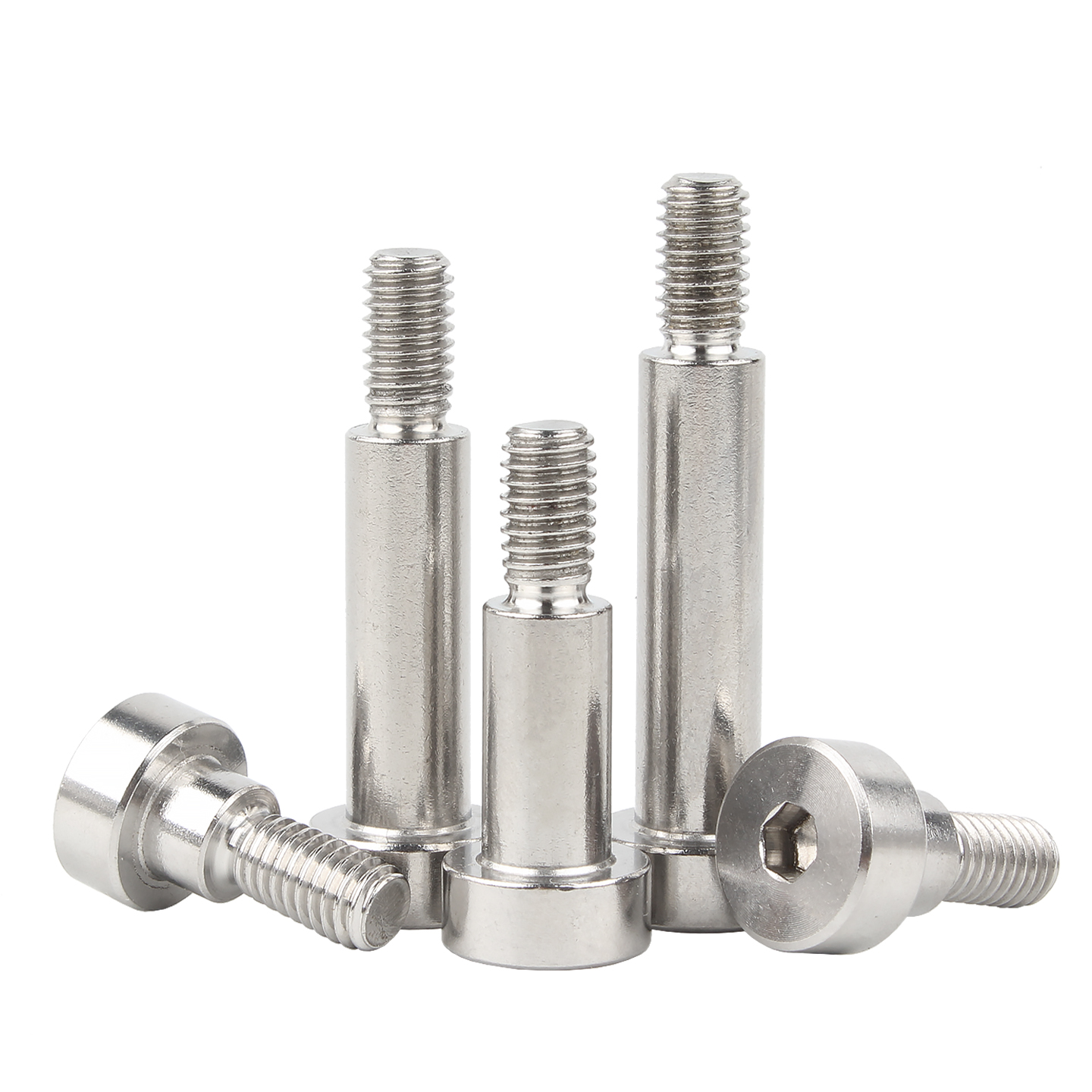 304不锈钢内六角塞打螺丝钉凸肩轴肩螺钉等高限位台阶螺栓M2-M12 - 图3