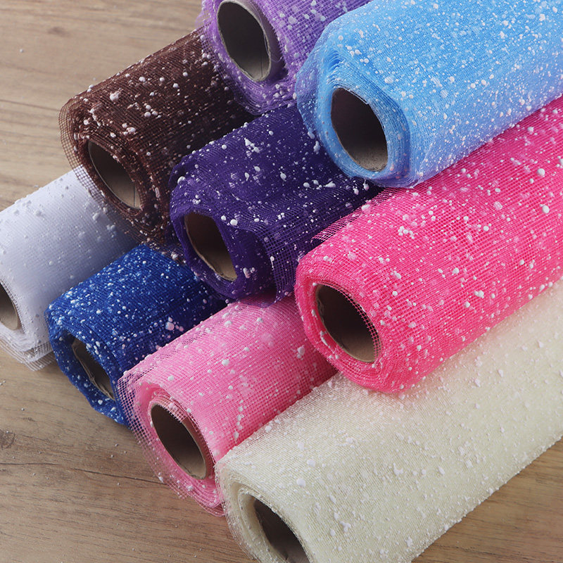 雪点纱网鲜花包装材料花束花店花艺资材包花纸手工鲜花包装网纱,淘宝优惠券,粉丝福利购,淘宝优惠卷