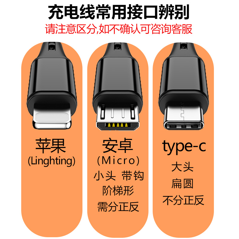 双头安卓一拖二数据线2二合一快充适用苹果华为和全typec多头tpc手机充电器线一分二加长车载2米两用多功能冲-图2