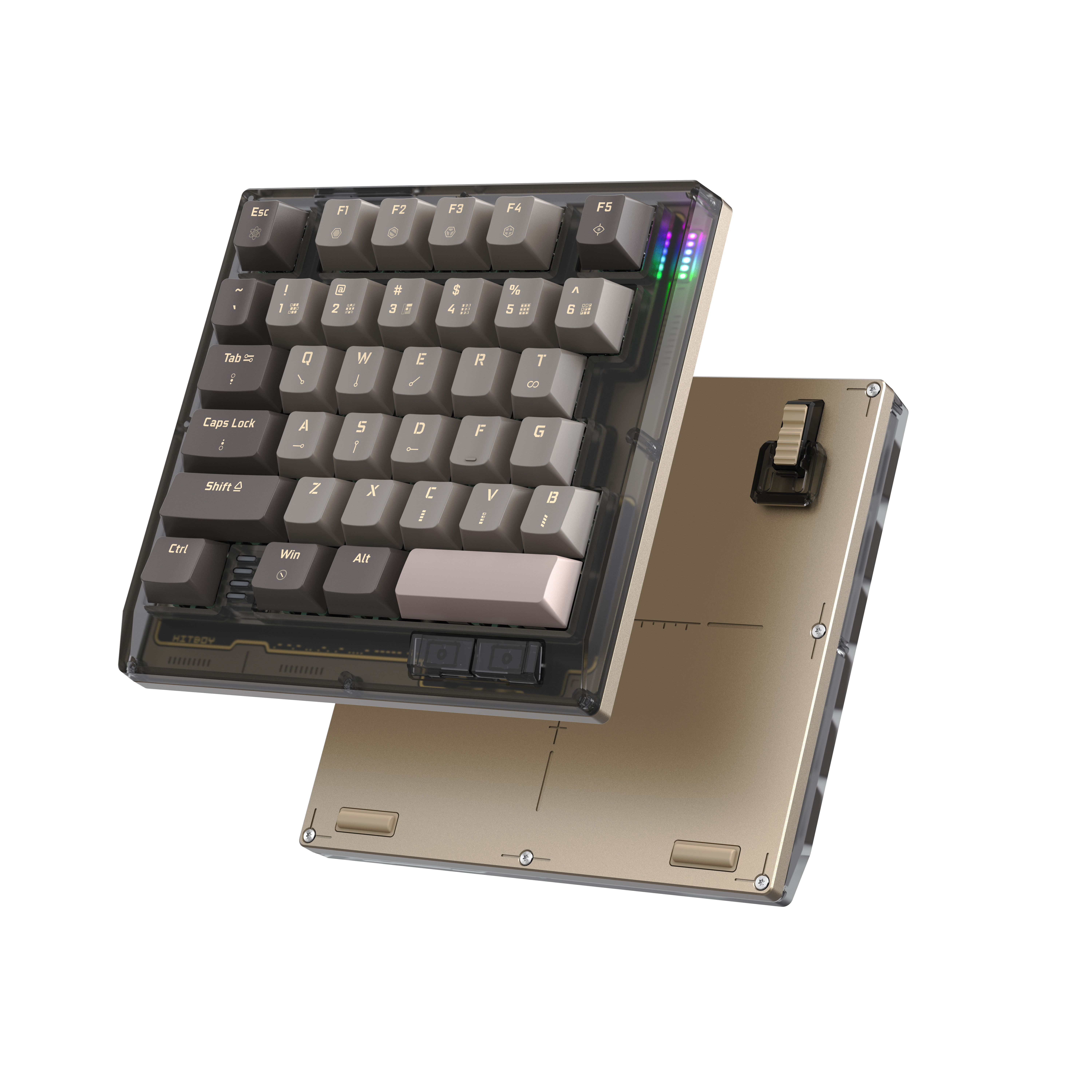 狼派Hitboy磁轴键盘HK35单手键盘霍尔指虎分体影魔平替,淘宝优惠券,粉丝福利购,淘宝优惠卷