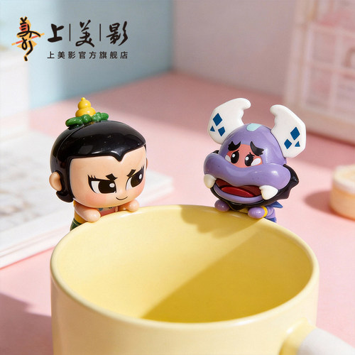 【第1弹】上美影孙悟空黑猫警长舒克贝塔趴件屏幕显示器摆件桌面 - 图2