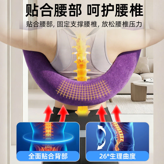 Household lumbar traction belt hanging horizontal bar waist protection artifact