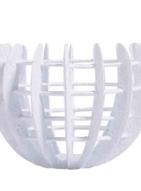 现代简约创意镂空树脂花瓶花器样板房售楼处桌面茶几电视柜软装