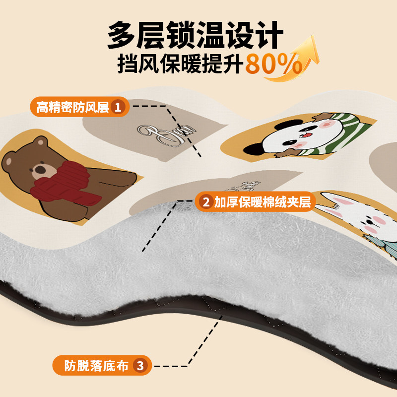 办公桌下防风保暖加厚烤火围挡办公室工位暖腿神器书桌隐私遮挡帘,淘宝优惠券,粉丝福利购,淘宝优惠卷