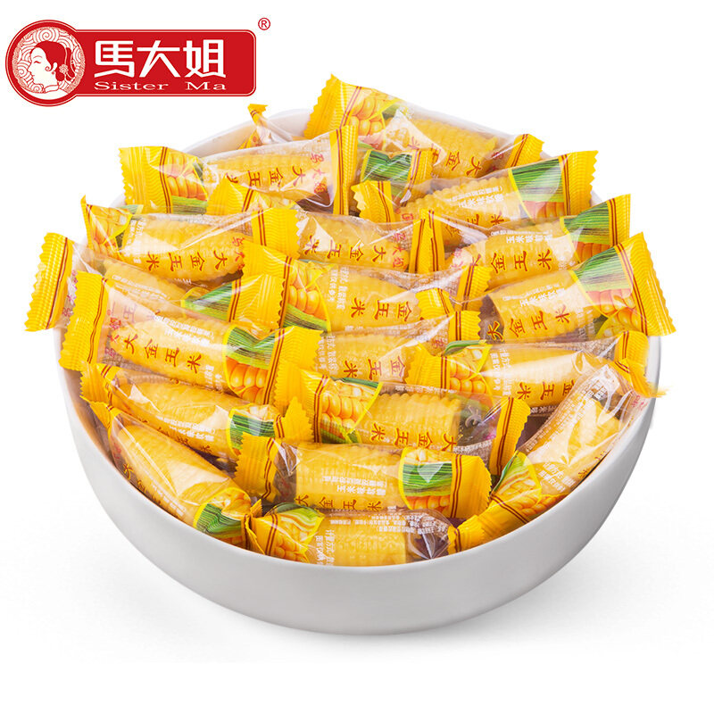马大姐大金玉米结婚庆袋装100g软糖 哎呀宝贝食品糖果