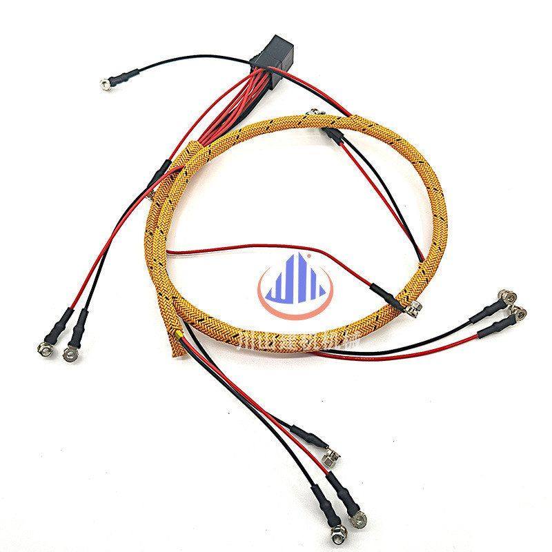 挖掘机配件适用于E320D电喷C6.4发动机喷油器线束305-4893耐高温,淘宝优惠券,粉丝福利购,淘宝优惠卷