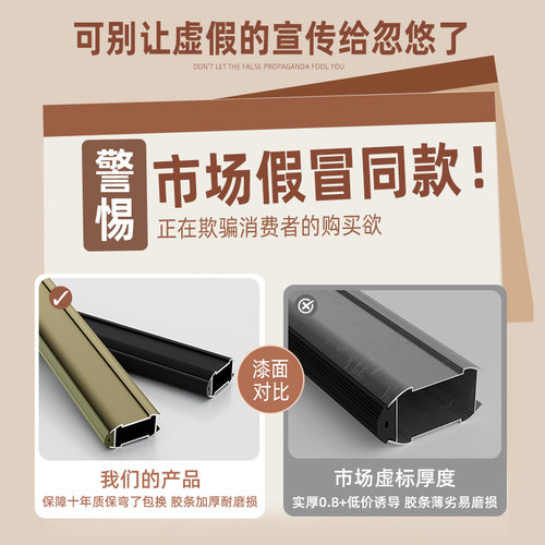 索菲亚衣柜挂衣杆柜内横杆铝合金衣橱衣服衣通晾衣杆专用固定配件 - 图0