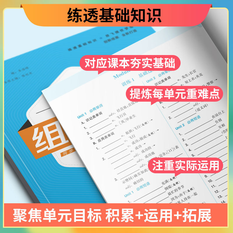 2024版通城学典初中英语语文组合组合训练七八九年级人教译林外研版789年级专项训练语法完形填空与阅读理解基础词汇短文填空 - 图0