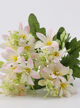 中式绢布花玉兰花仿真花束