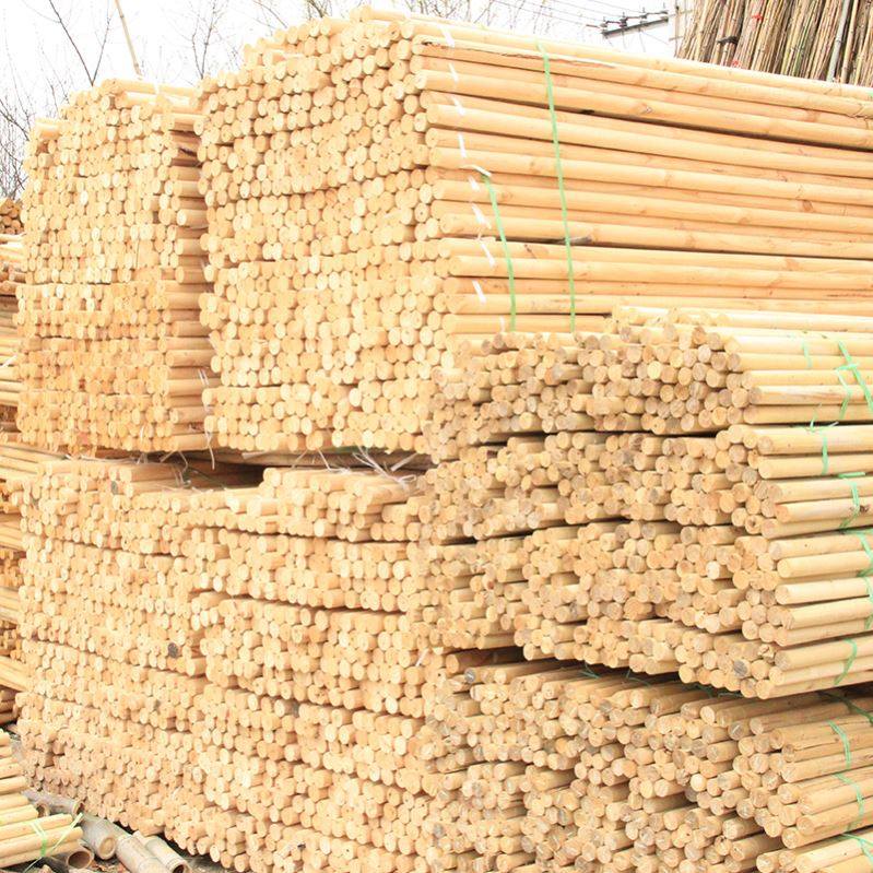Tree support fixer Big tree support pole Wooden stick windproof triangle tripod landscaping supplies cup support