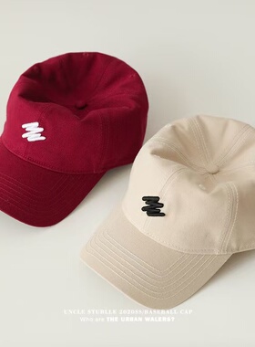 大头围纯棉软顶显脸小简约棒球帽