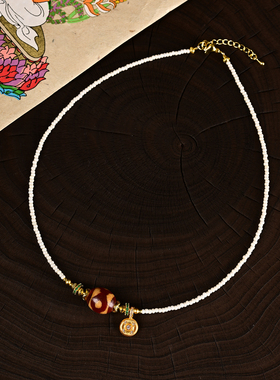 三宝饰物所【白烁】【事邺/财财】项链女生饰品轻奢精致小众X041