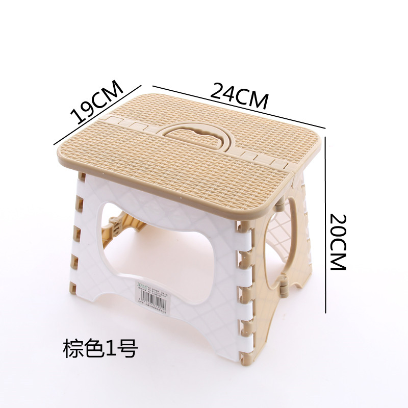 叠拆凳马札叠折登子结实加厚塑料胶小登凳子家用大人结实小板凳椅-图3