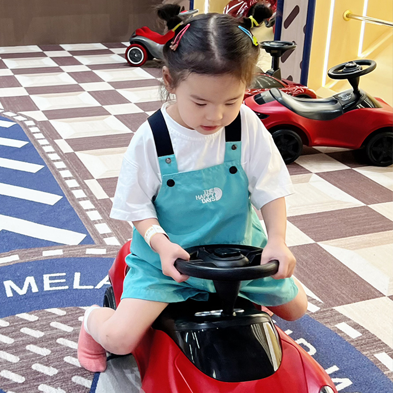 儿童背带裤男童秋装炸街工装户外连体长裤宝宝外穿痞帅裤子防泼水 - 图0