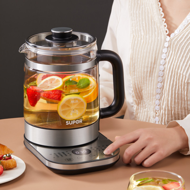 苏泊尔家用多功能316l不锈钢养生壶 苏泊尔智火养生壶/煎药壶