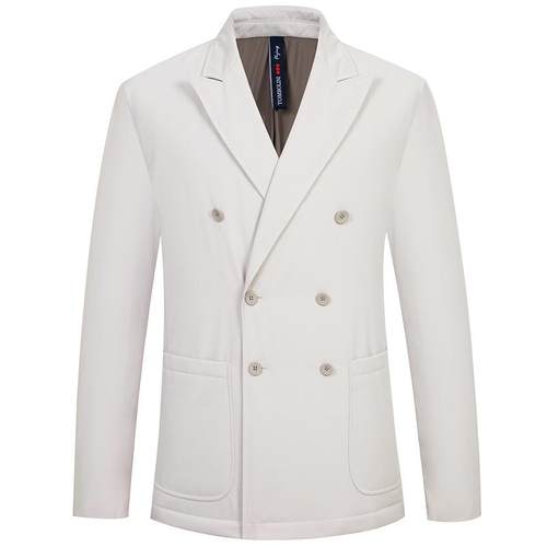 【西装式鹅绒服】TOMBOLINI/东博利尼冬新款男士双排扣羽绒服单西 - 图3