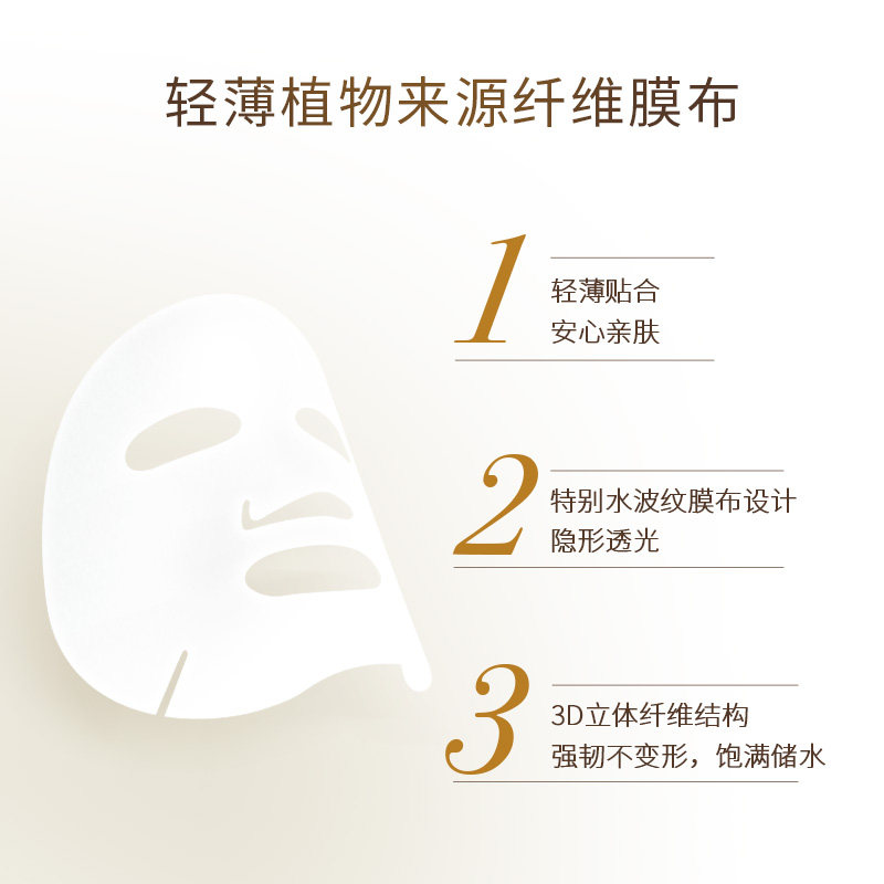 佰草集典萃多肽凝时安瓶抗皱面膜 典萃贴片面膜