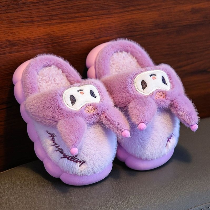 儿童棉拖鞋秋冬季女童卡通公主室内居家鞋中大童保暖女孩宝宝棉鞋,淘宝优惠券,粉丝福利购,淘宝优惠卷
