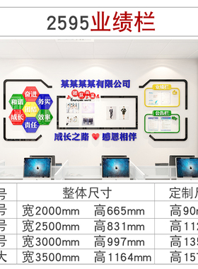 公司企业文化宣传栏墙贴员工风采照片墙团队业绩榜办公室装饰励i.
