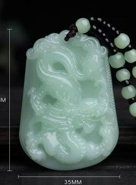 生肖吊坠本命年十二生肖守护神男女情侣款吊坠牛虎玉石项链挂件