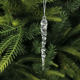 Décorations de Noël, Simulate Ice Hang Snowflake Strip Ice Icizle décorations, décoration d'arbre de Noël accessoires de décoration de pendentif