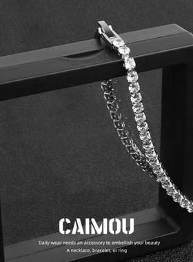 CAIMOU镶钻手链男女高颜值学生党