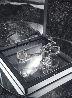 caimou项链钛钢材质男女