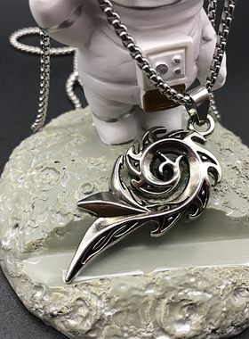 钛钢吊坠嘻哈风配饰毛衣链