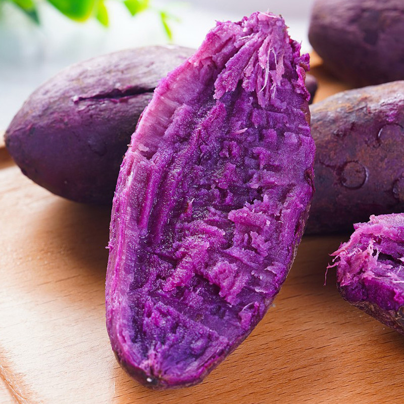 紫罗兰新鲜农家香薯糖心小紫心红薯 鲜宜芬番薯