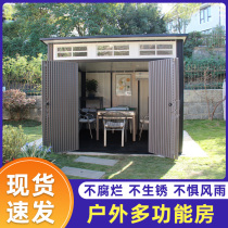 Outdoor Activities Room Home Garden Storage Combo House Detachable Assembly Outdoor Villa Courtyard Easy Tool Room