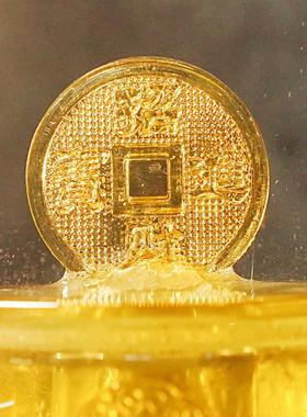 流水摆件循环水招财客厅小型桌面聚宝盆装饰造景风水轮办公室礼物