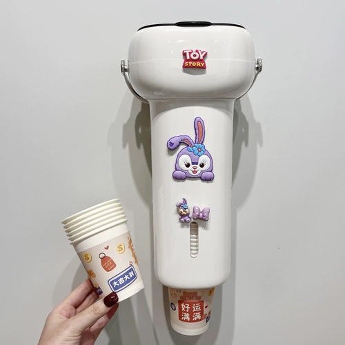 Одноразовая чашка возьмите чашку, настенный мультфильм с милой высокой высокой стоимостью питьевой воды