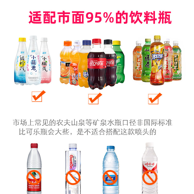 安利头喷头饮料瓶浇花家用喷雾器84 甘明家居喷瓶/面霜分装瓶