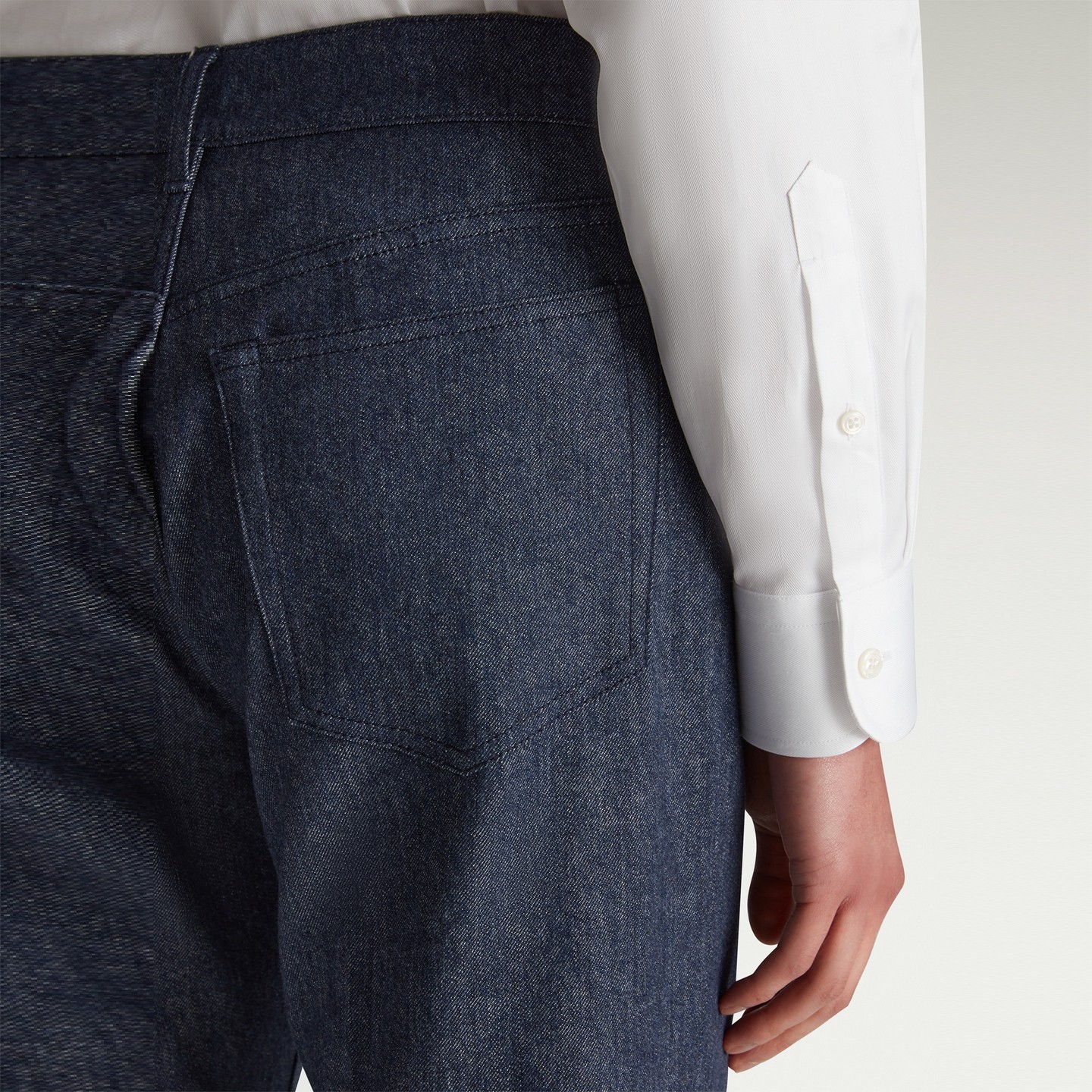 2025秋冬dunhill登喜路男士羊毛棉质牛仔布五口袋长裤,淘宝优惠券,粉丝福利购,淘宝优惠卷