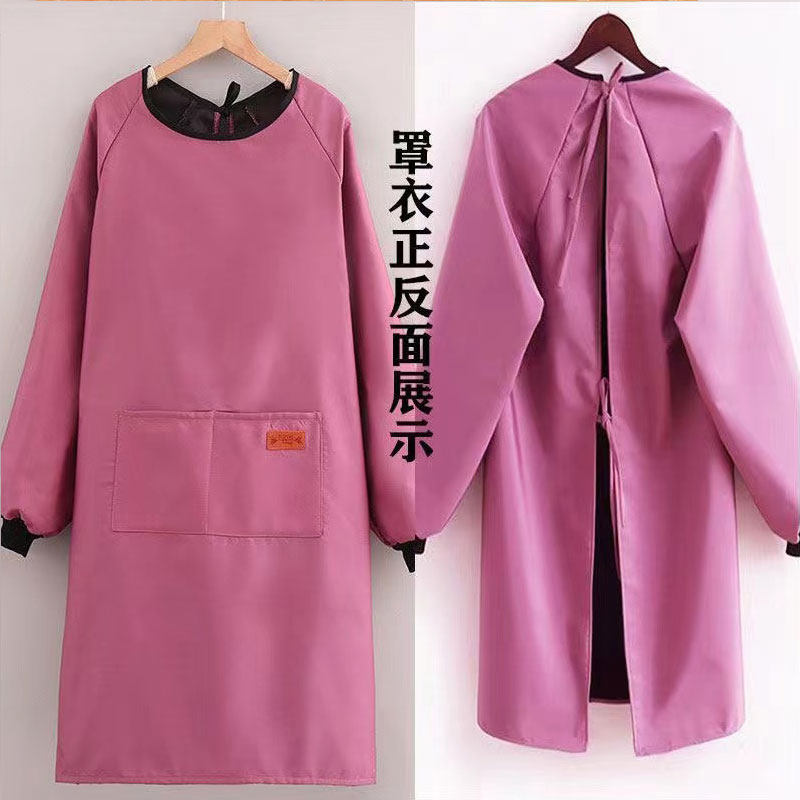 韩版加绒保暖围裙罩衣防水防油加大胖子300斤加长工作服定制印字,淘宝优惠券,粉丝福利购,淘宝优惠卷