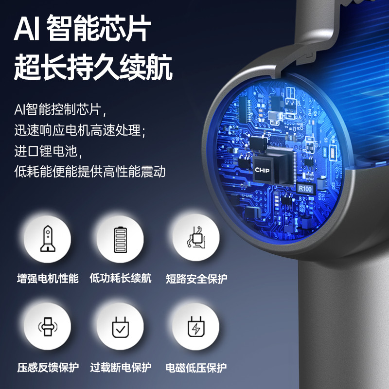 康佳筋膜枪肌肉按摩器电动肌膜mini konka康佳十星筋膜枪