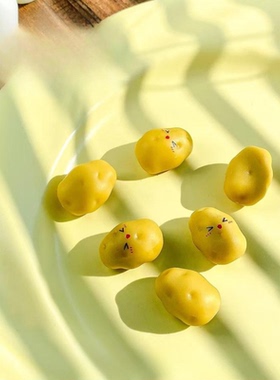 新款微缩DIY仿真小土豆树脂立体小摆件小孩子礼物奖励品装饰品