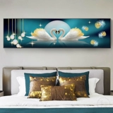 Бриллиантовый лебедь, инкрустировано бриллиантами, коллекция 2023, легкий роскошный стиль