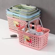 Thickened Supermarket Shopping Basket Hand Picnic Increase Snack Convenience Water Fruit Shop Buy Food Bath Basket Plastic Containing Basket