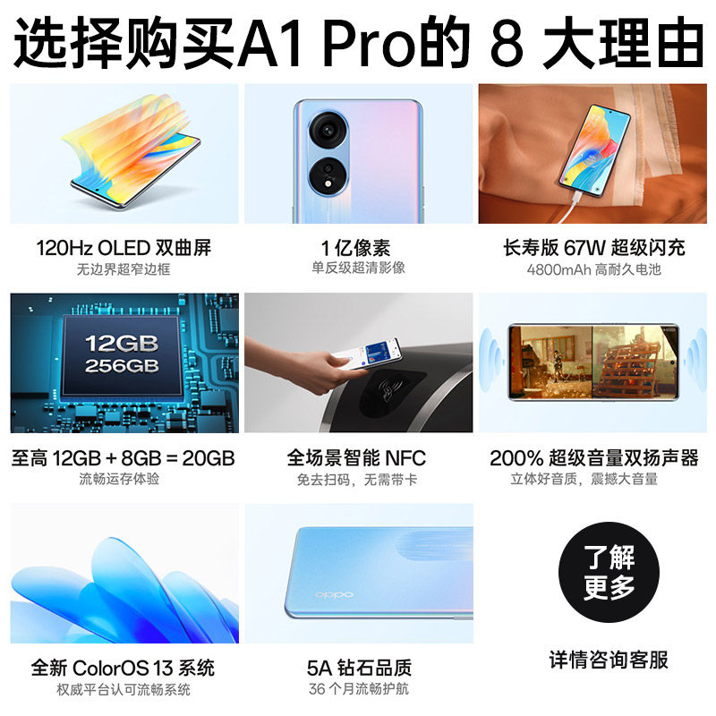 【立减210】oppo官方旗舰店5g手机 OPPO欧欧手机