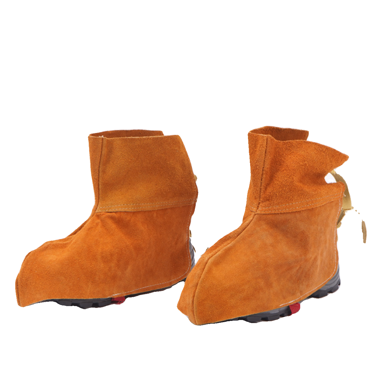 全牛皮护脚电焊防护脚套阻燃防烫焊工专用防飞溅护腿鞋套脚盖劳保,淘宝优惠券,粉丝福利购,淘宝优惠卷