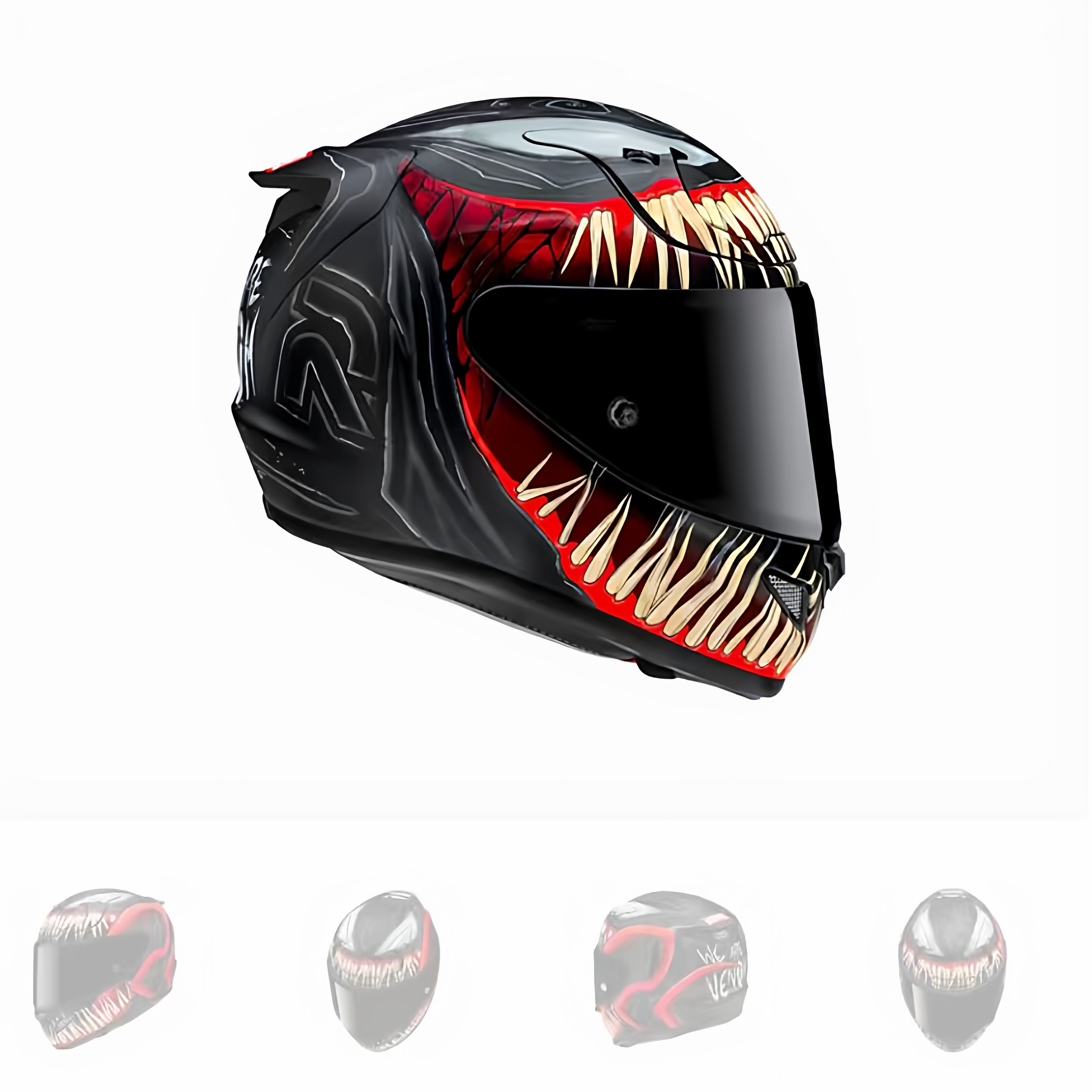 HJC RPHA12全盔 毒液3 个性骑行头盔日常通勤赛道街车骑行全盔 - 图0