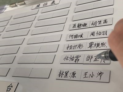 教室班级学生姓名可移动的座位表磁性排座位贴名字磁铁玩位置讲台-图3